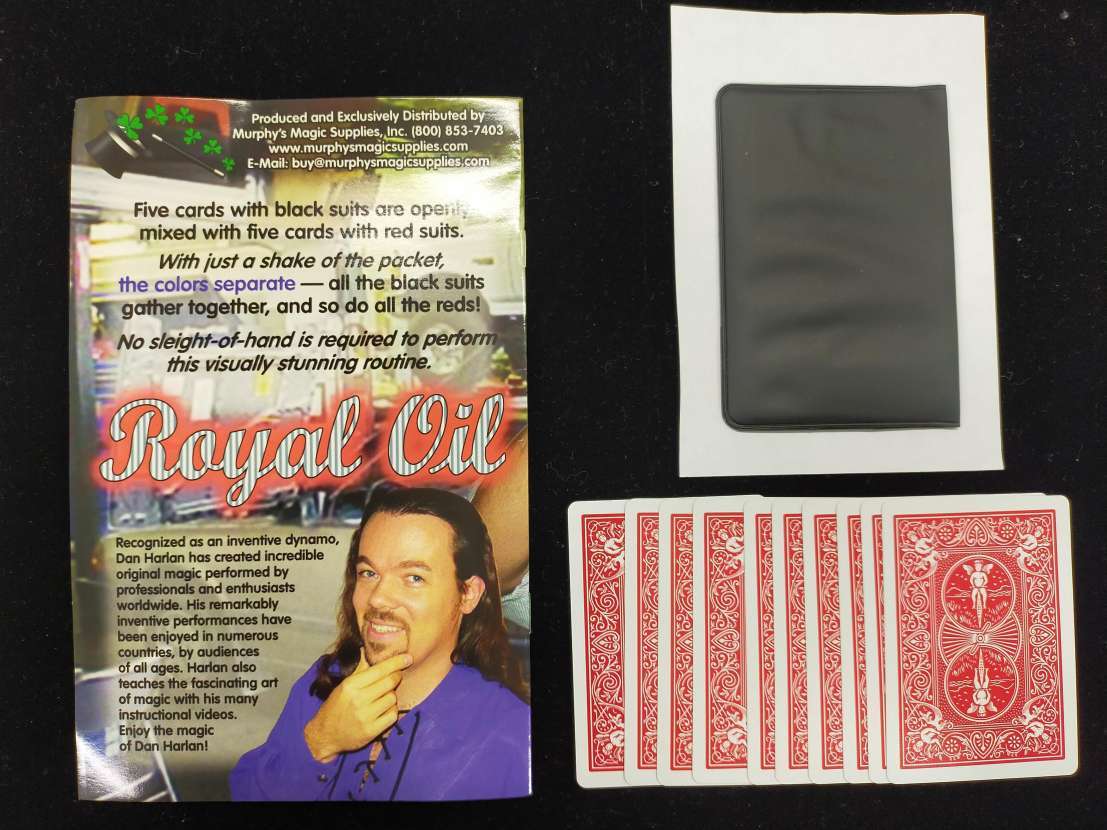 【M26】Royal Oil　Dan Harlan　カード　トランプ　ギミック　DVD　クロースアップ　マジック　手品_画像2