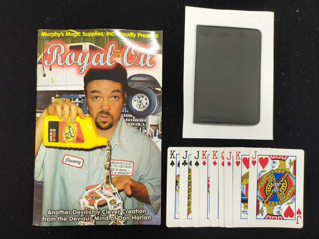 【M26】Royal Oil　Dan Harlan　カード　トランプ　ギミック　DVD　クロースアップ　マジック　手品_画像1