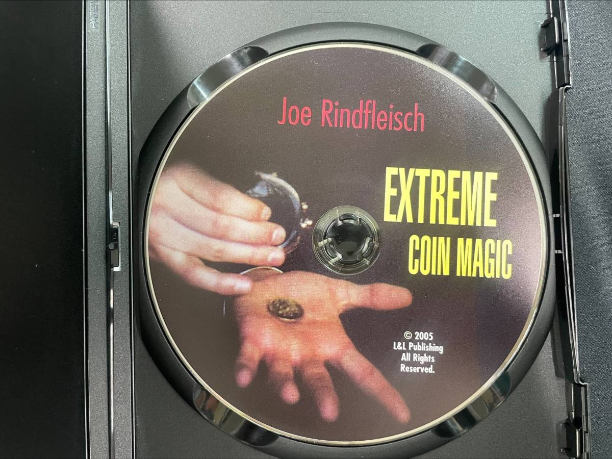 【D270】EXTREME COIN MAGIC エクストリーム・コインマジック Joe Rindfleisch ジョー・リンドフライシュ コイン DVD マジック 手品の画像3