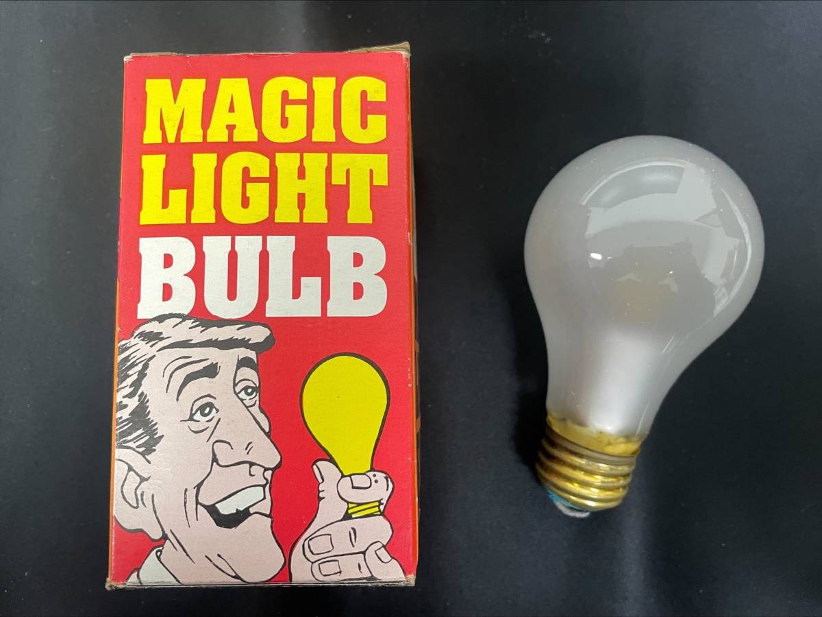 【G491】MAGIC LIGHT BULB 魔法の電球 ギミック マジック マニュアル レクチャー トリック 手品の画像1