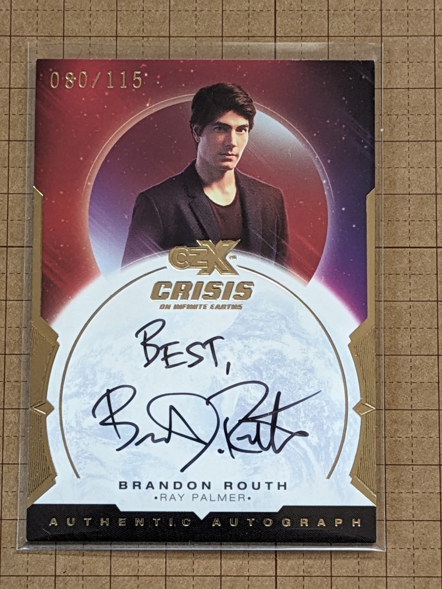 レイ・パーマー役のブランドン・ラウス【2022 CRYPTOZOIC CZX “DC Crisis on Infinite Earths”】BP-RP AUTOGRAPH 直筆サインカード#/115_画像1