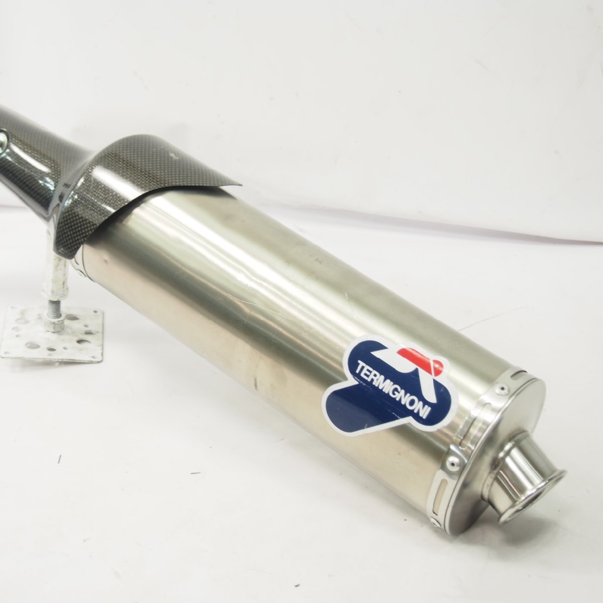  Ducati M400 Monstar teru Mini .-ni slip-on muffler silencer M900 oval stainless steel 