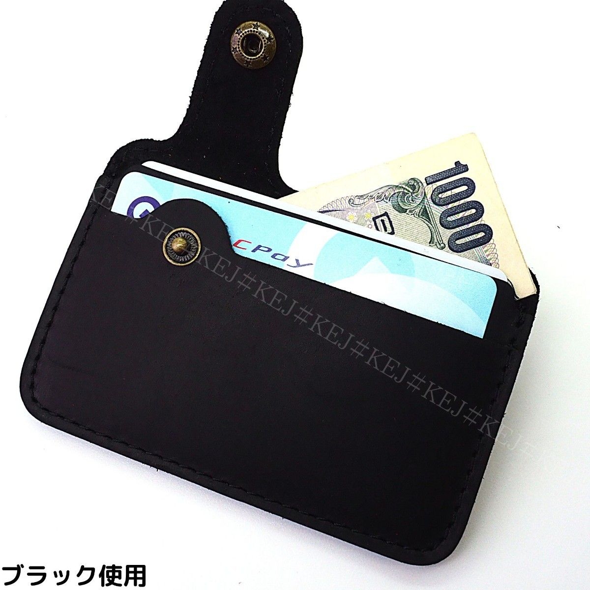No.1046 財布 カード 本革 レザー ウォレット コンパクト パスケース カードキー