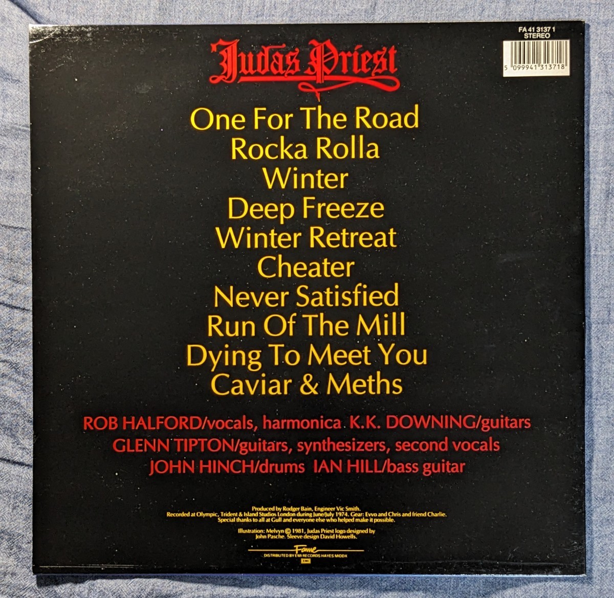 ロッカ・ローラ / ジューダス・プリースト / Rocka Rolla / Judas Priest / LPレコード / 輸入盤 / アナログ盤 【試聴済】_画像2
