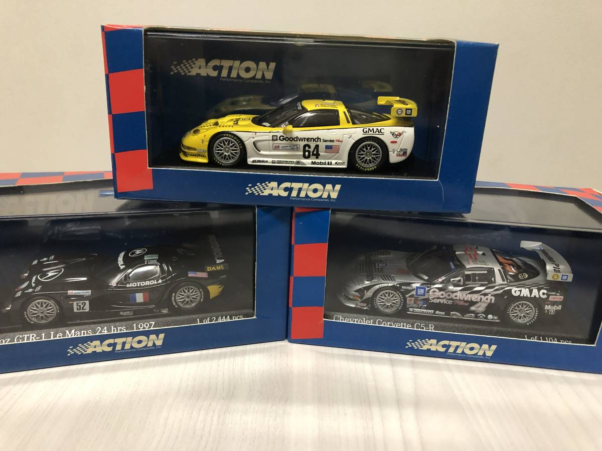 1/43 Panoz GTR-1 #52 　Chevrolet Corvette C5R #4 Chevrolet Corvette C5R GTS #64 　3台セット_画像1