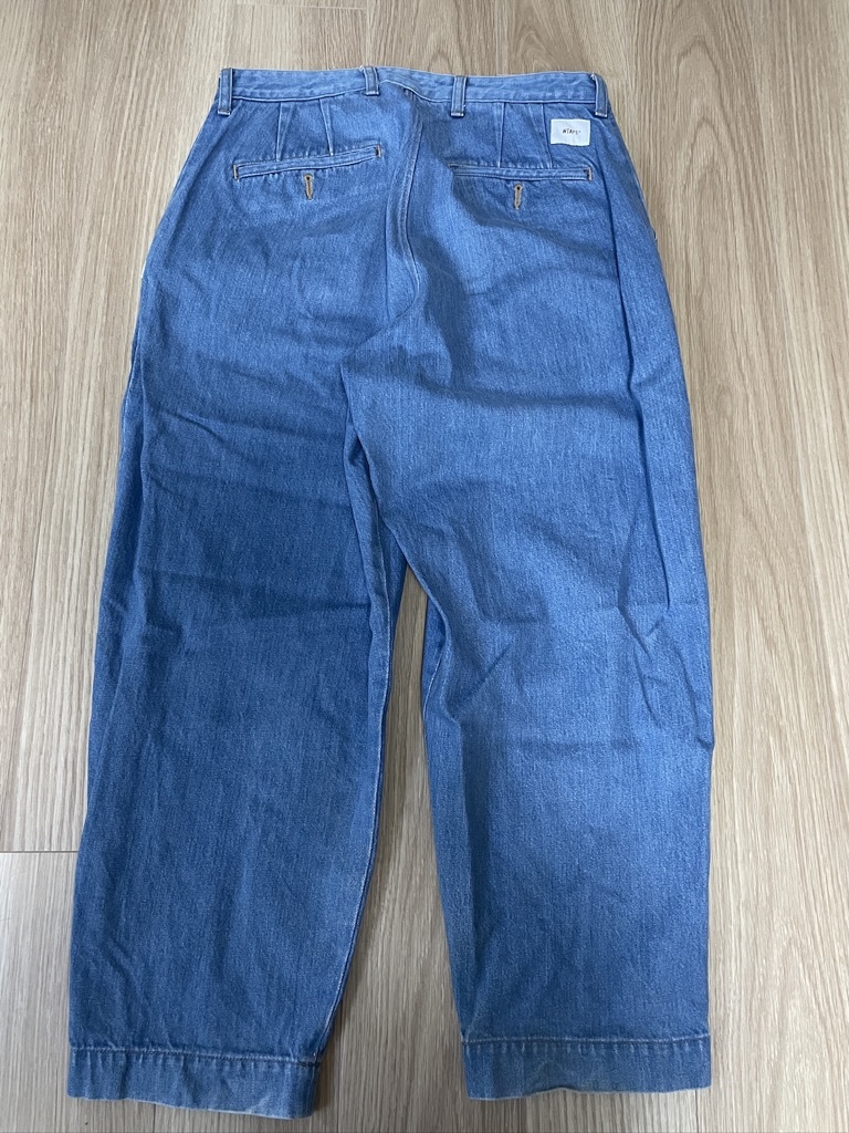 21AW　WTAPS　デニムパンツ　UNION 02 / TROUSERS / COTTON. DENIM　インディゴ　Mサイズ_画像2