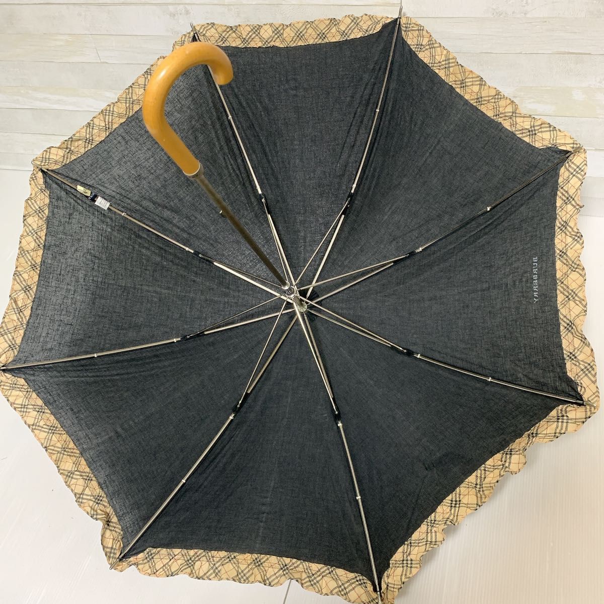 BURBERRY バーバリー　日傘　雨傘　雨晴兼用 ノバチェック ブラック レディース