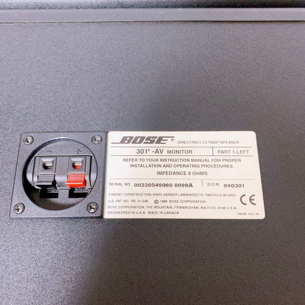 BOSE 301-AV Monitor スピーカー ペア ブラケット付 ボーズ BOSE 301-AV Monitor スピーカー ペア ブラケット付 ボーズ
