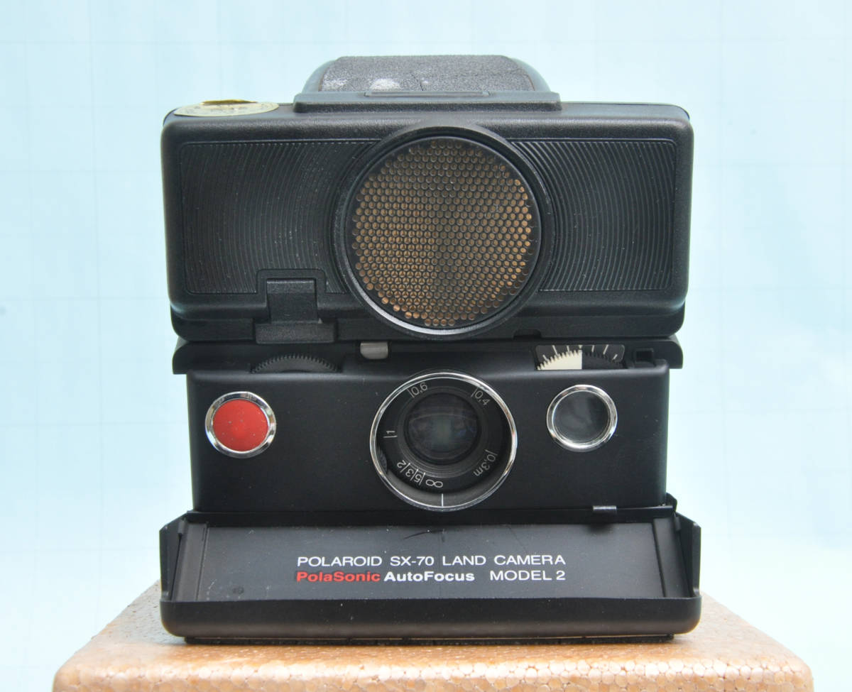 ジャンク　★ ポラロイド　POLAROID SX-70　LAND CAMERA　POLA　SONIC MODEL2　箱付 ★ _画像4