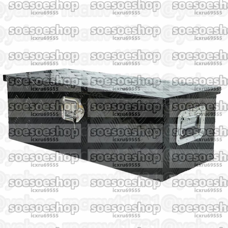 aluminium ящик для инструментов черный большой 123cm×39cm×39cm кузов box водонепроницаемой спецификации ключ & ручка имеется легкий грузовик грузовик очень большой ящик для инструментов 