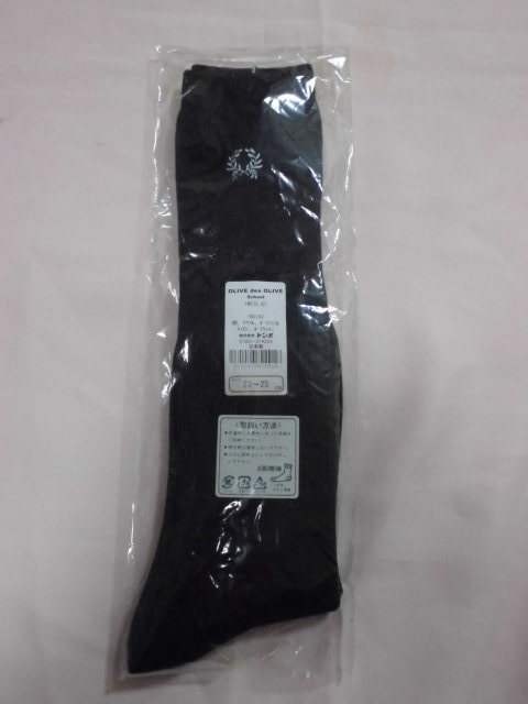 オリーブデオリーブ　スクール　ハイソックス　23～25ｃｍ　日本製　トンボ　OLIVEdesOLIVE　ソックス　靴下　＜240124＞_画像1