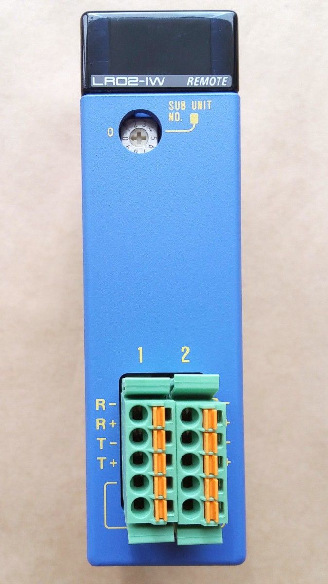 YOKOGAWA, FA-M3 FAバス2モジュール , 形名 F3LR02-1W, シールド付ツイストペアケーブル用、2台セット
