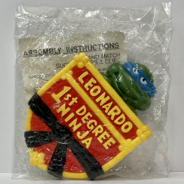 1989 タートルズ レオナルド フィギュア バーガーキング ミールトイ TMNT ミュータントタートルズ LEONARDOの画像1