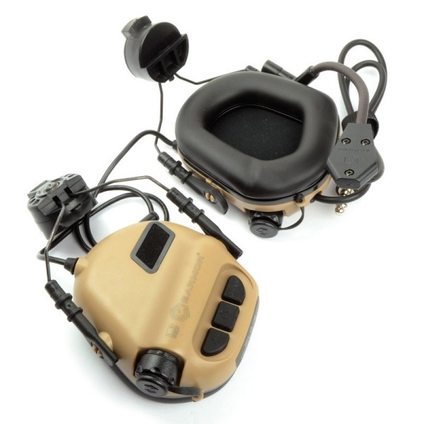 OPSMEN EARMOR M32 Tactical Headset 無線通信用電子イヤーマフ ヘルメットマウントタイプ タンカラー_画像1