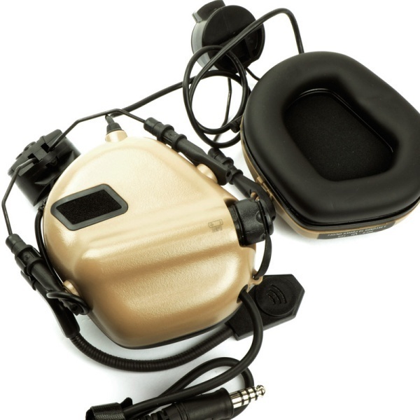 OPSMEN EARMOR M32 Tactical Headset 無線通信用電子イヤーマフ ヘルメットマウントタイプ タンカラー_画像3