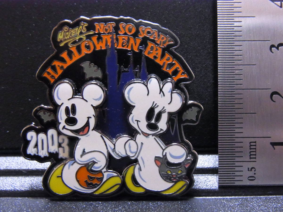 海外ディズニー 限定 2000個 ハロウィンパーティー2003 ピンバッジ Disney_画像1