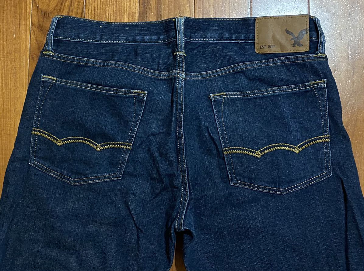 ■AMERICAN EAGLE OUTFITTERS■アメリカンイーグルのストレッチデニム(ジーンズ)■SLIM・W33_画像4