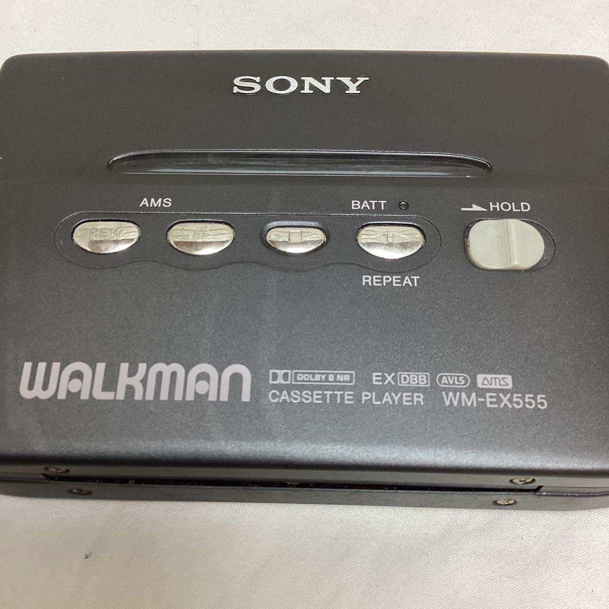 SONY　WALKMAN　WM-EX555　ソニー　ウォークマン　ポータブル　カセットプレーヤー　本体のみ　ジャンク_画像2