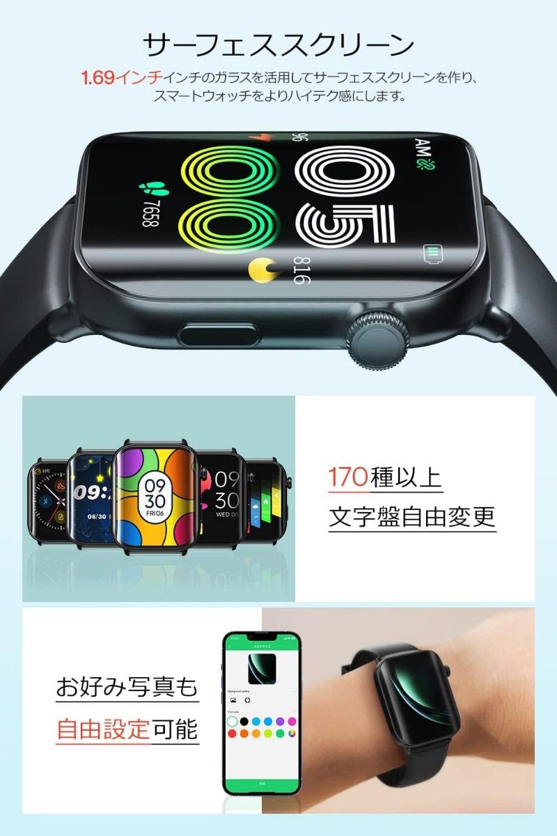 新品未使用 LAFARUNスマートウォッチK08 24種類運動モード&多種 新品未使用 LAFARUNスマートウォッチK08 24種類運動モード&多種