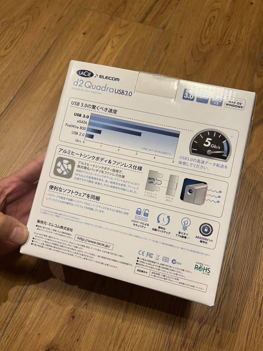 LaCie d2 quadra usb3.0 3TB 新品未開封 外付け HDD 2_画像2