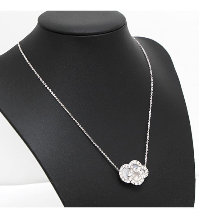 [ wide tail shop ] Chopard Chopard happy Dream diamond necklace WG G attaching 