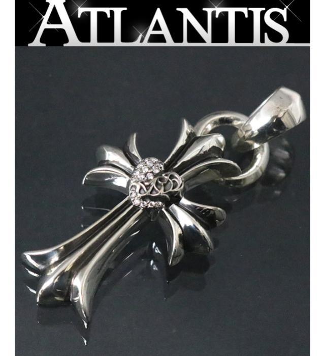 美品 Chrome Hearts レザーチョーカー ユリ 牛革 シルバー925 美品 Chrome Hearts レザーチョーカー ユリ 牛革 シルバー925