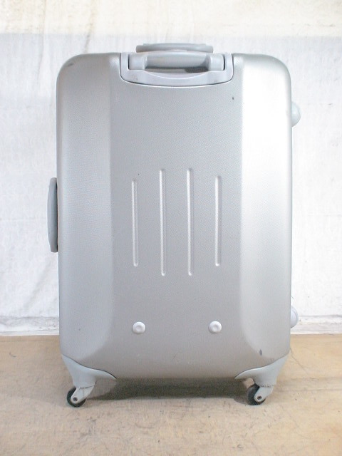 4862　V　シルバー　スーツケース　キャリケース　旅行用　ビジネストラベルバック_画像3