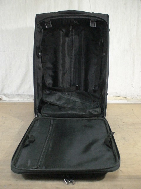 4872　ROC　黒　スーツケース　キャリケース　旅行用　ビジネストラベルバック_画像8