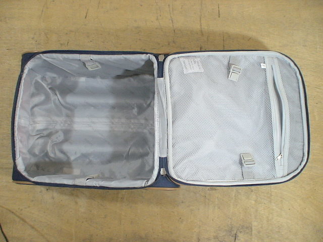 4899　PERSON's　紺　スーツケース　キャリケース　旅行用　ビジネストラベルバック_画像8