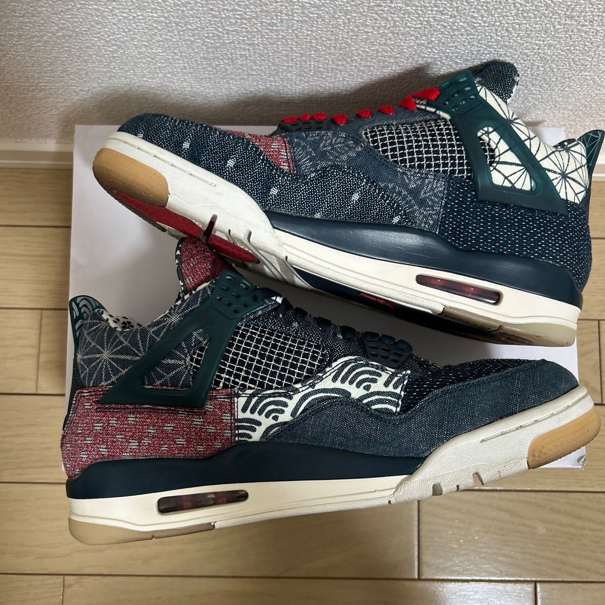 Sashiko AIR JORDAN 4 RETRO SE 28.5cm US10.5 CW0898-400 エア ジョーダン 4 レトロ SE サシコ ※箱は撮影用_画像7