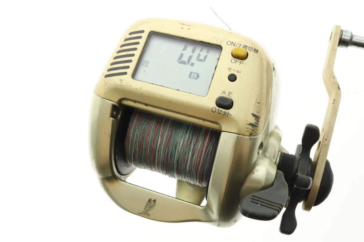 VMPD5-1212-24 SHIMANO シマノ リール 手動リール C3000 フィッシング 釣り 釣り具 釣具 コード付き 通電確認済み ジャンク_画像3