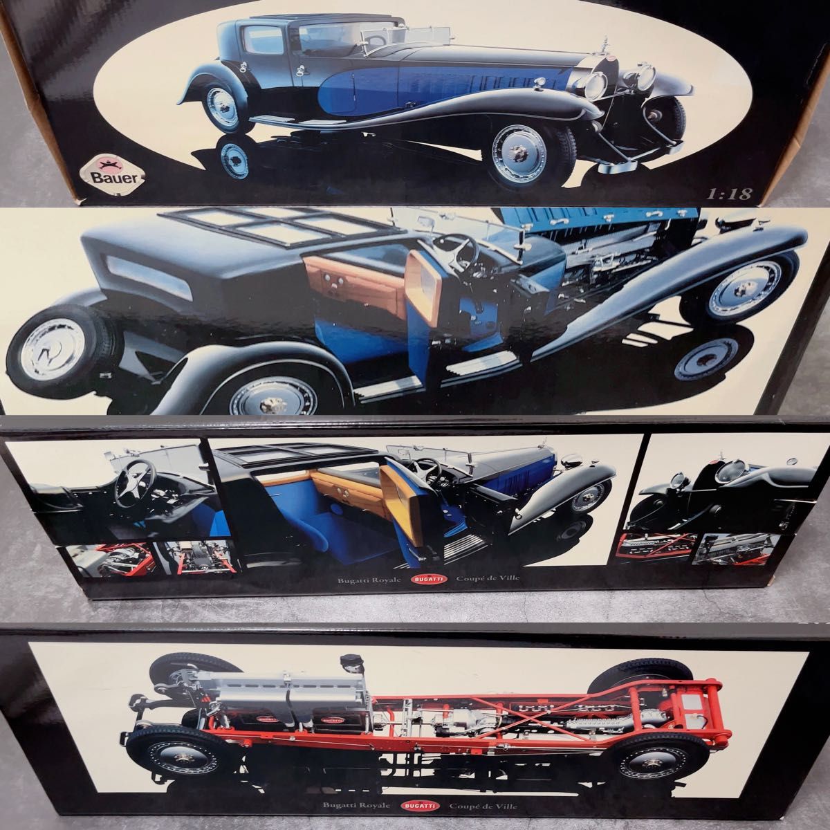 1/18 バウアー ブガッティ ロワイヤル Coupe de Ville 新品 Bauer 1/18 Bugatti Royale Coupe de Ville バウアー