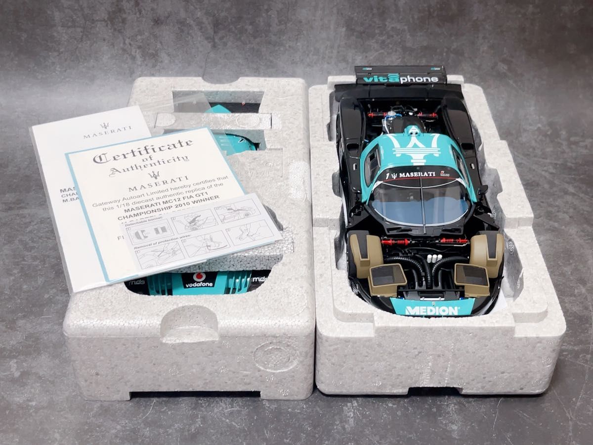 ★新品　オートアート AUTOart 1/18 マセラティ MASERATI MC12 FIA GT1 チャンピオンシップ 