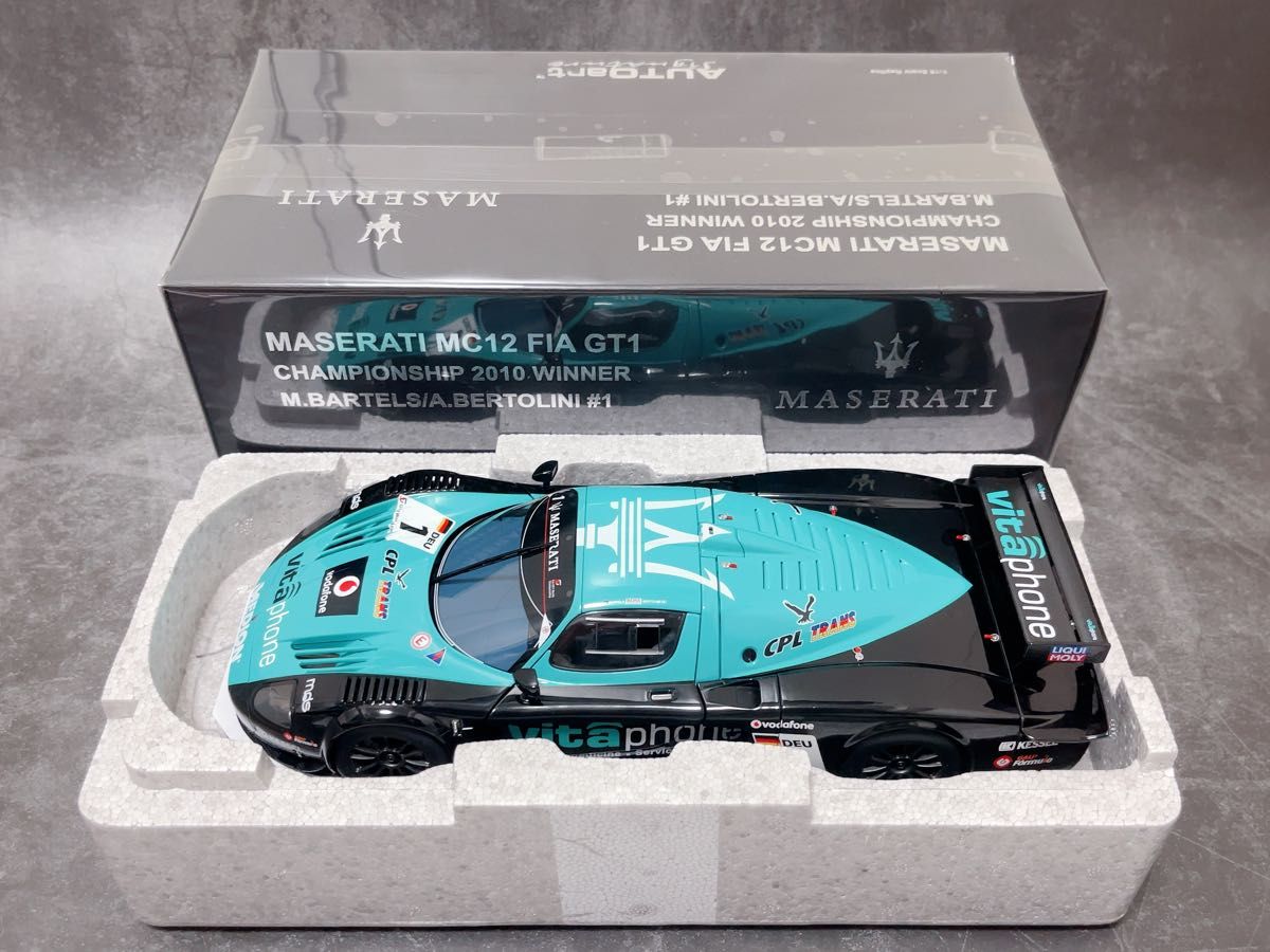 ★新品　オートアート AUTOart 1/18 マセラティ MASERATI MC12 FIA GT1 チャンピオンシップ 