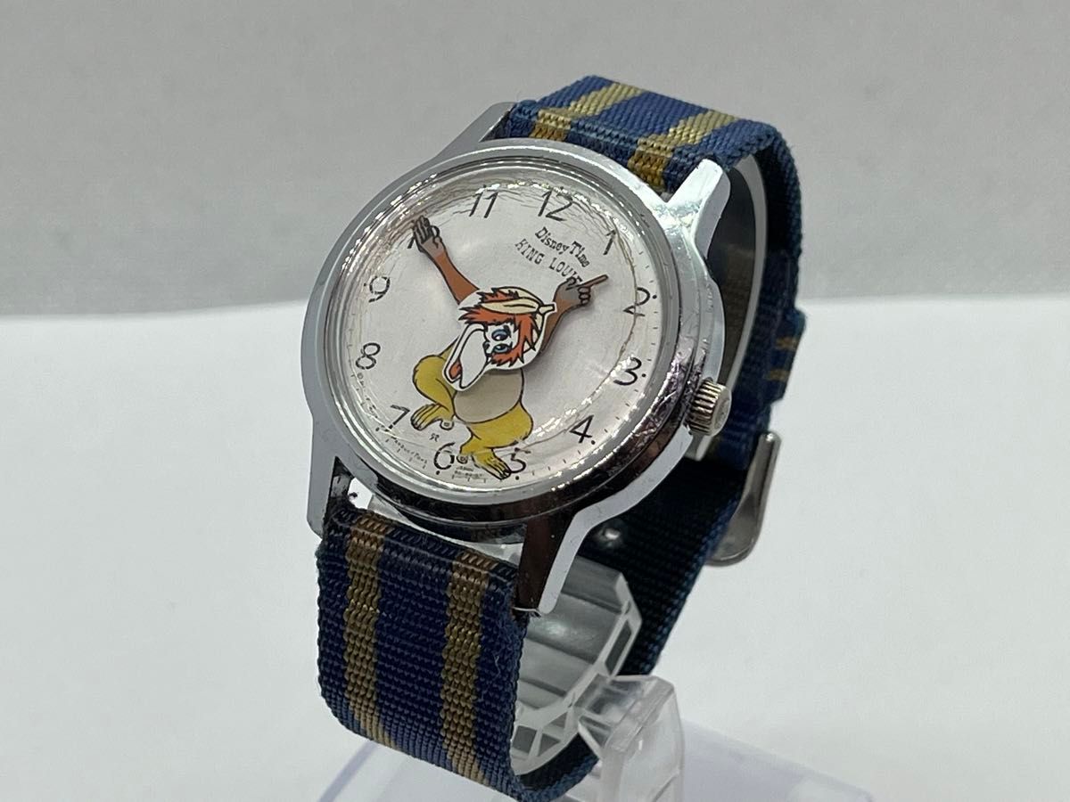 SEIKO セイコー DISNEYTIME ディズニータイム KING LOUIE ギング ルーイ 手巻腕時計 5000-8000