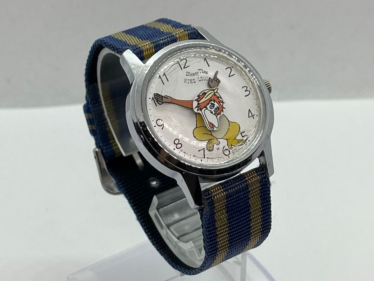 SEIKO セイコー DISNEYTIME ディズニータイム KING LOUIE ギング ルーイ 手巻腕時計 5000-8000