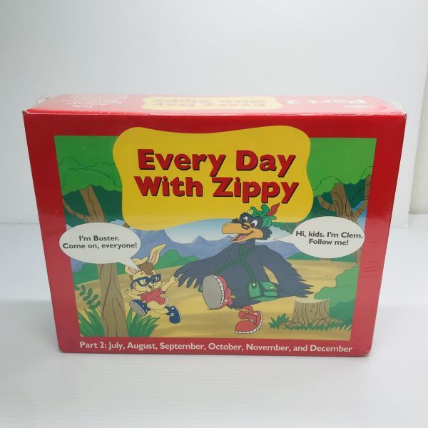 【未開封】英語教材 Every Day With Zippy Part2 ワールドファミリー 英会話教材 知育 イングリッシュ エブリデイウィズズィッピー EDWZ_画像1