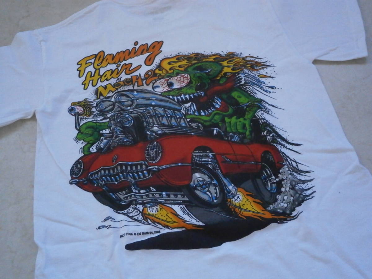 ☆ラットフィンク RATFINK 正規品　Tシャツ　アメ車　USDM!JDM!BOMB！KUSTOM！LOWRIDER！HOTROD！ローライダー！ムーンアイズ！チカーノ！_画像2