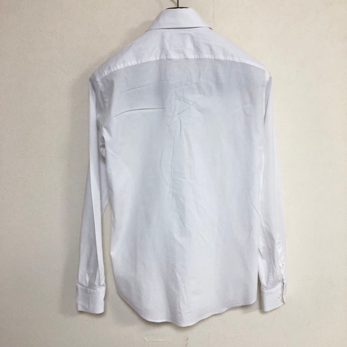 GALLIPOLI  ワイドカラーホワイトシャツ46イタリア製