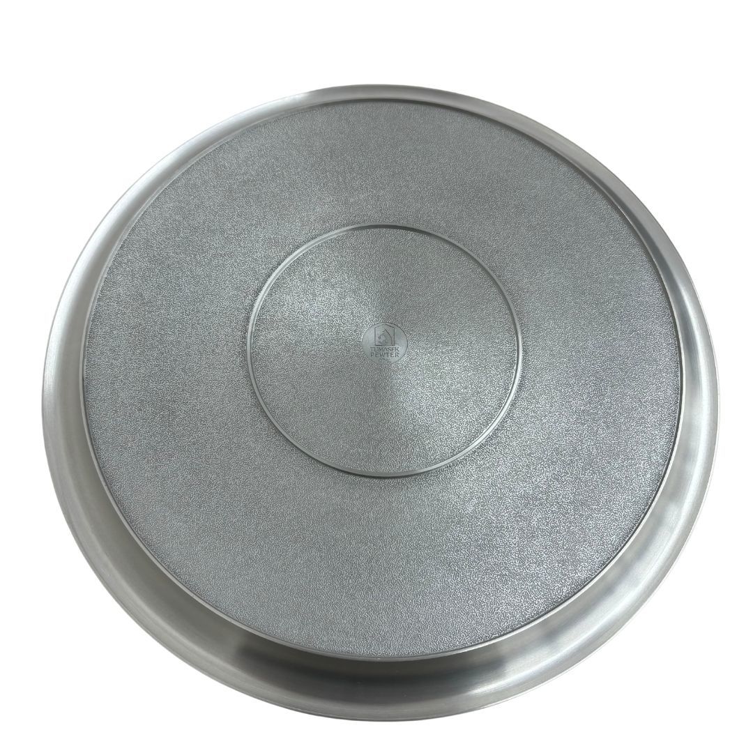 【イチオク】TUMASEK PEWTER 錫 食器 ３枚セット ツマセク ピューター 美品_画像7