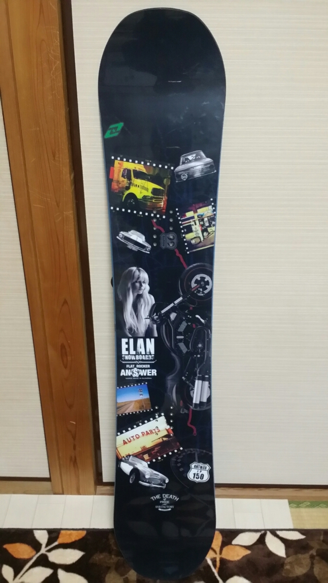 ELAN ANSWER 150cm men's snowboard Elan Anne servo -do board locker