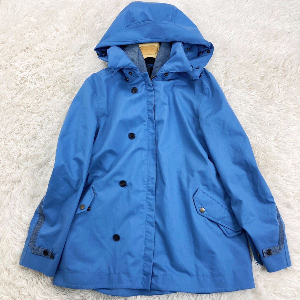 1276【定価17万 即完売デンハム別注】Norwegian Rain DENHAM レイヤードライニングレインコート マウンテン パーカー 防風 防水 ジャケット_画像2