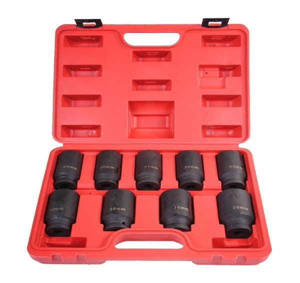 9pc axle hub nut for impact socket set B044