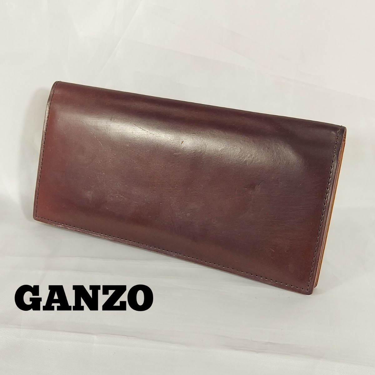 1-77 【大人カッコいい】GANZO ガンゾ　長財布　メンズ　本革レザー　日本製 ウォレット_画像1