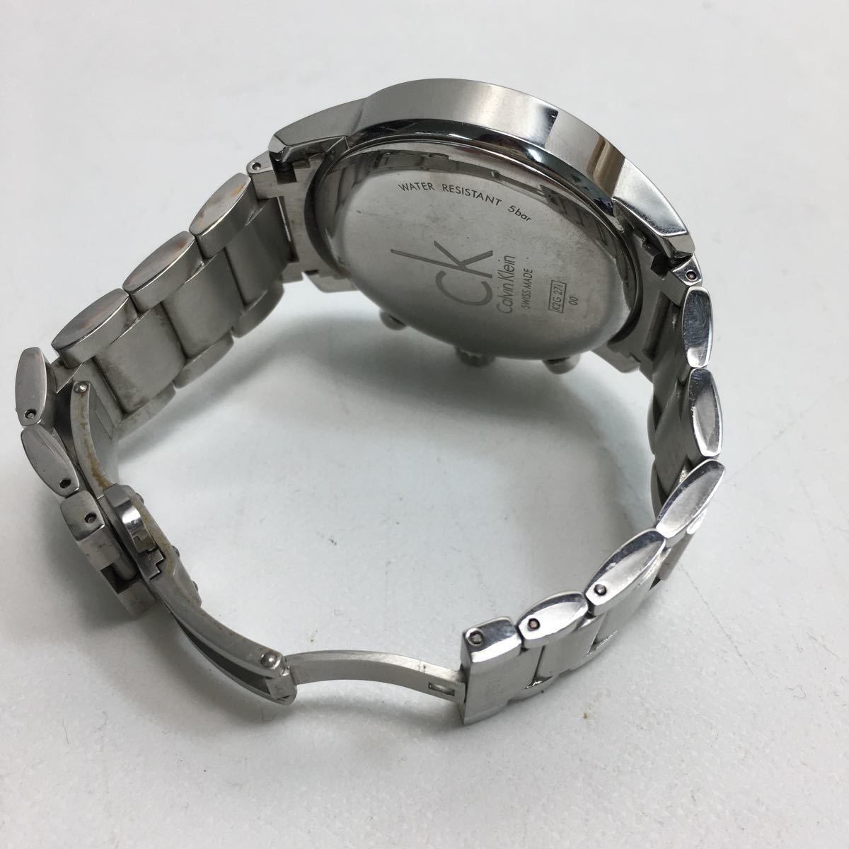 未検品 ジャンク Calvin Klein カルバン クライン 腕時計 CK K2G 271 電池切れ 5v0010-013_画像3