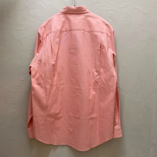 BLUFCAMP ブルーフキャンプ 22SS Dyed Oxford Shirt ワンポイント 刺繍ロゴ シャツ ピンク【代官山01】_画像2