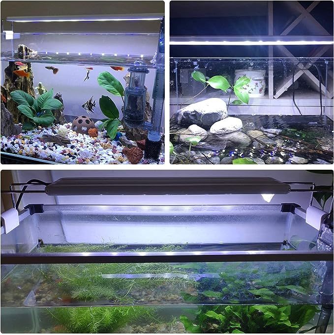 LEDGLE 水槽ライト ledアクアリウムライト 10W 39個LED 50～60cm対応 熱帯魚/観賞魚飼育・水草育成・水槽照明用 (39LED灯＆長さ：50cm)_画像7