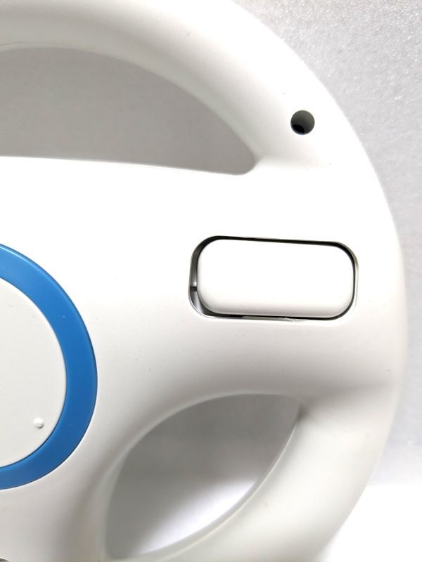 ★新品★ 希望価格2780円 Wii ハンドル レーシングゲーム用 ステアリングホイール wiiリモコン装着 ホワイト 白 1個 007_画像3