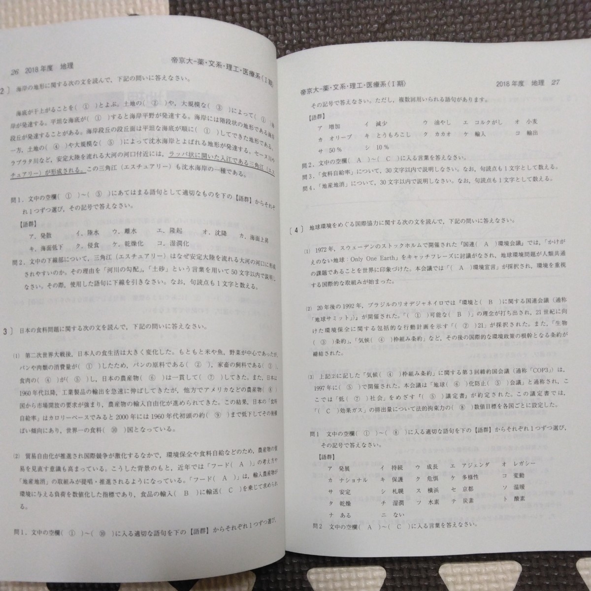 送料無料帝京大学薬学部・経済学部・法学部・文学部・外国語学部・教育学部・理工学部等赤本2019_画像4