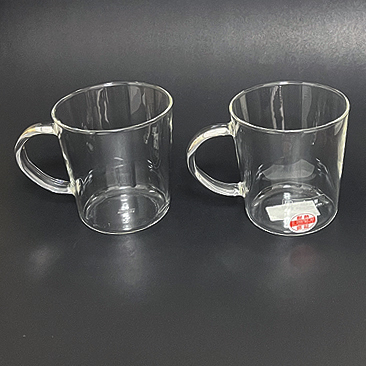 高島屋　HARIO(ハリオ) マグカップのみ2個セット 耐熱ガラス 食洗機対応 コーヒーグラス 180ml 日本製 OCT-1-SG_画像2
